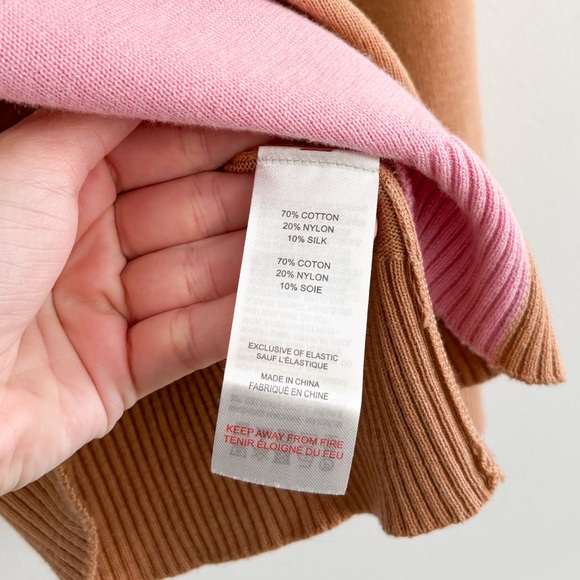 WISPR Split Star Cotton Silk Blend Sweater XS - Picture 5 of 6